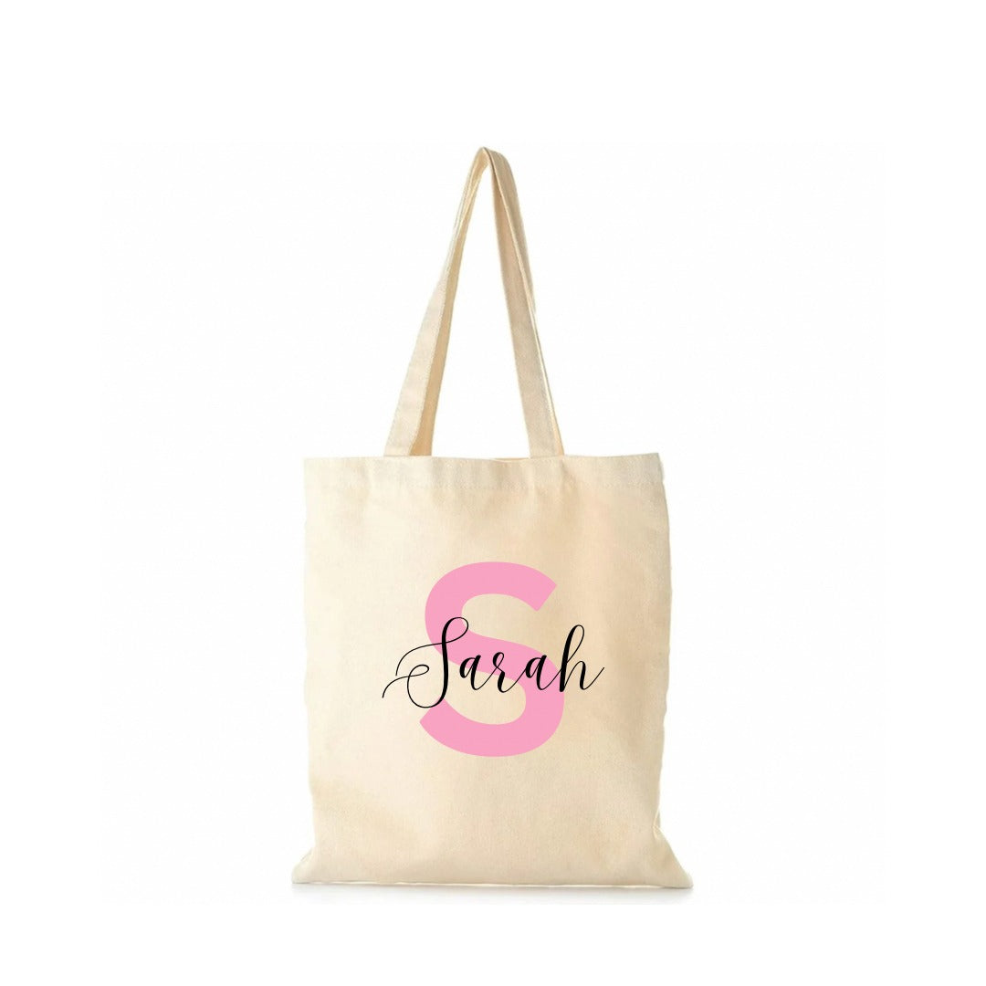 Customize Name tote bag