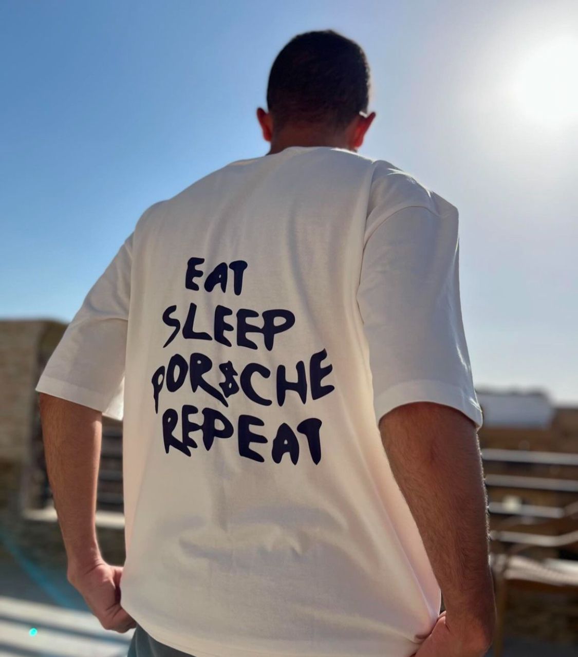 Eat sleep porsche tshirt