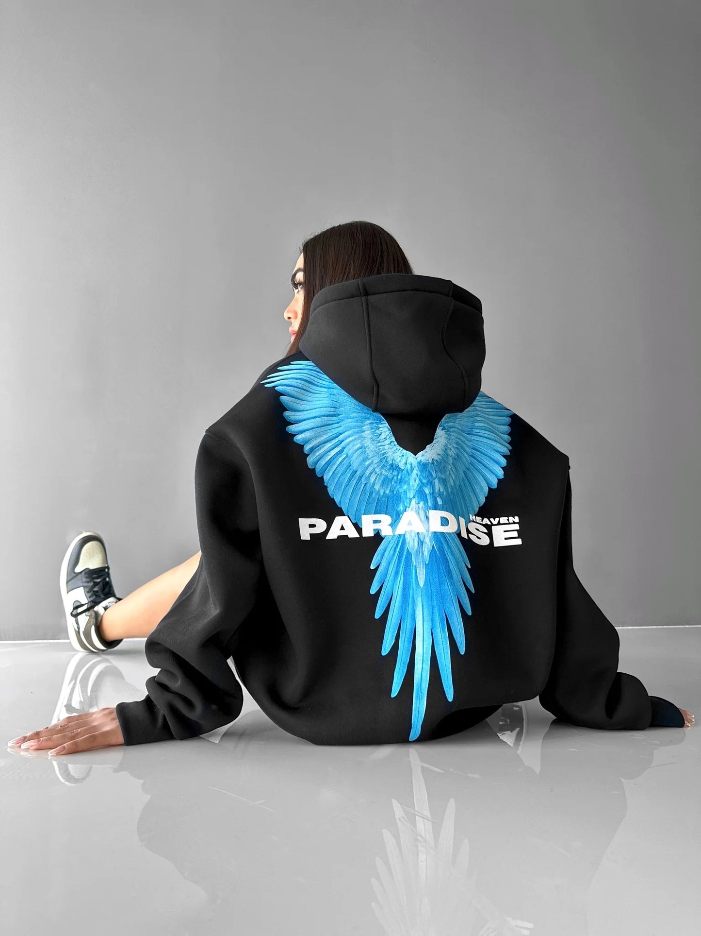 Oversize parrot hoodie