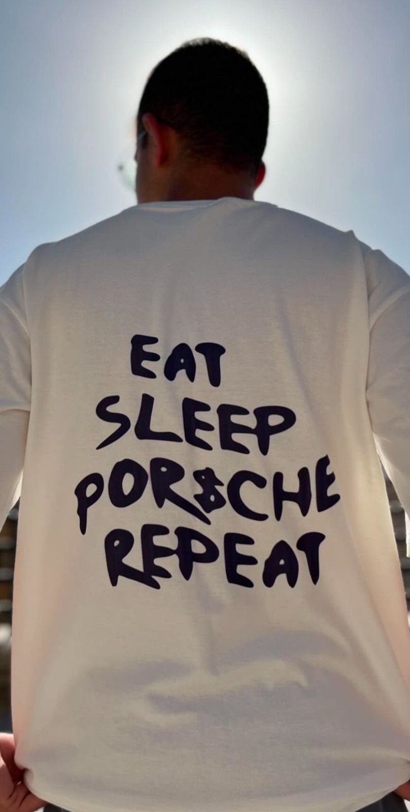 Eat sleep porsche tshirt