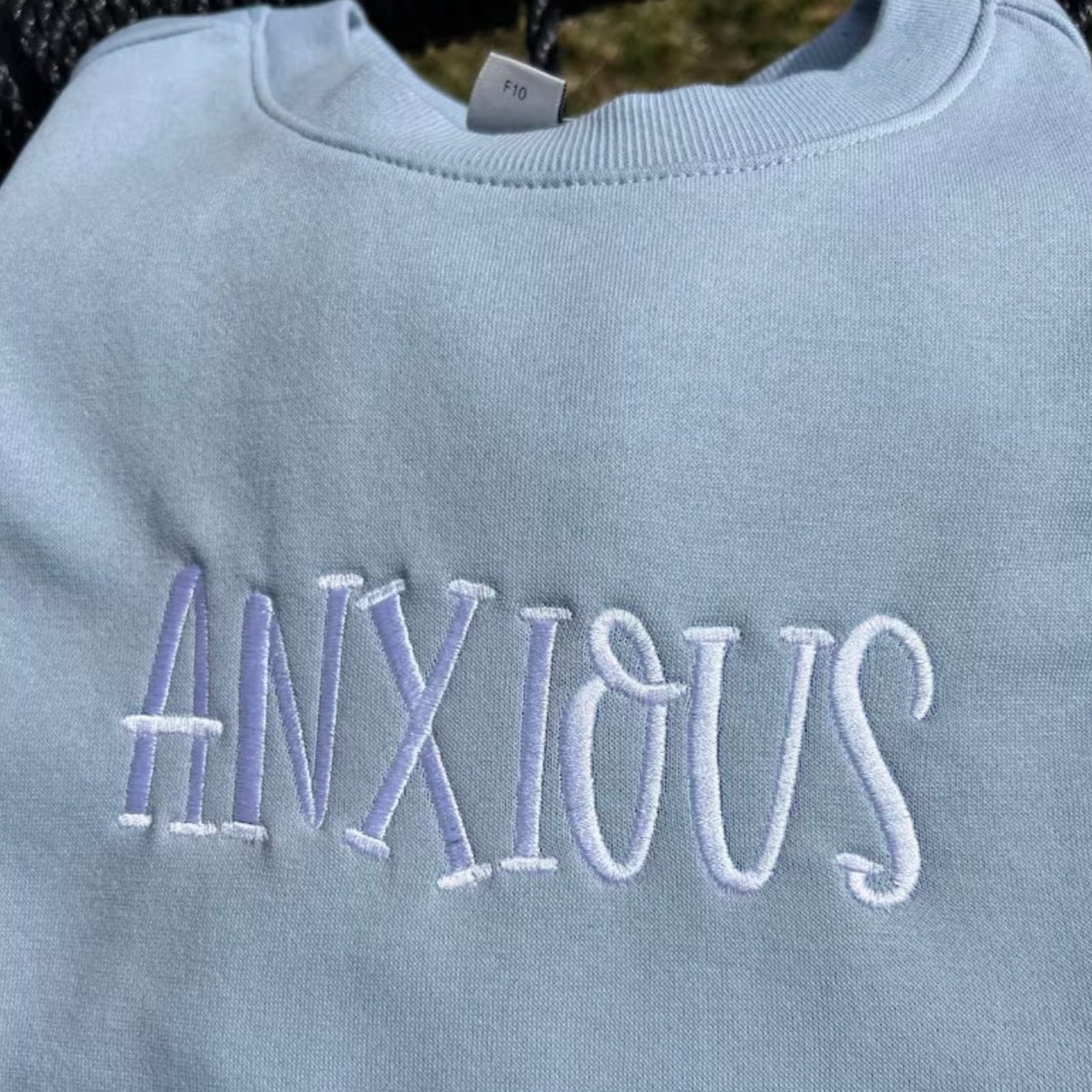 anxious hoodie